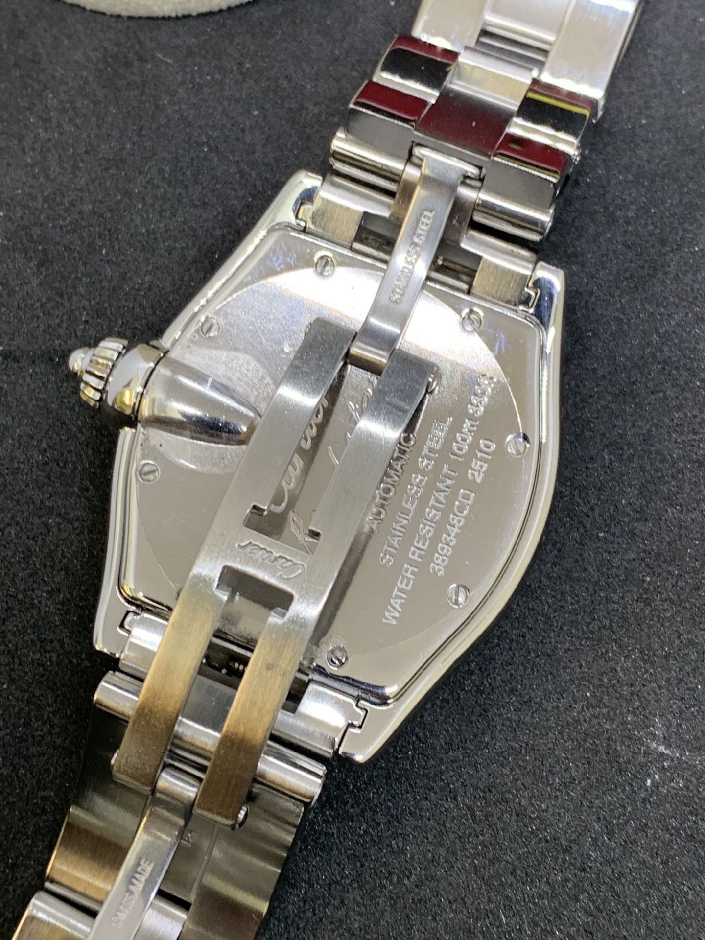 CARTIER ROADSTER AUTOMATIC STAINLESS STEEL WATCH - Image 9 of 9