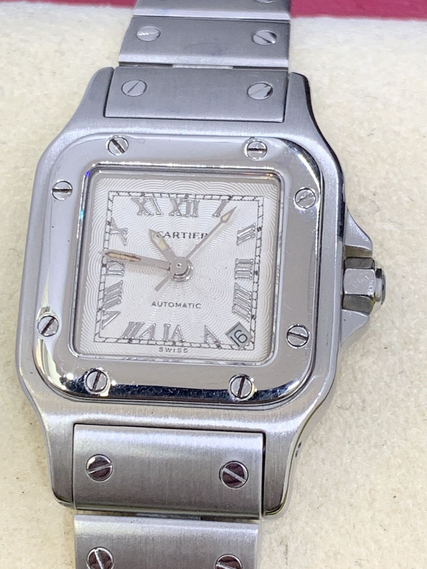 CARTIER SANTOS AUTOMATIC WATCH