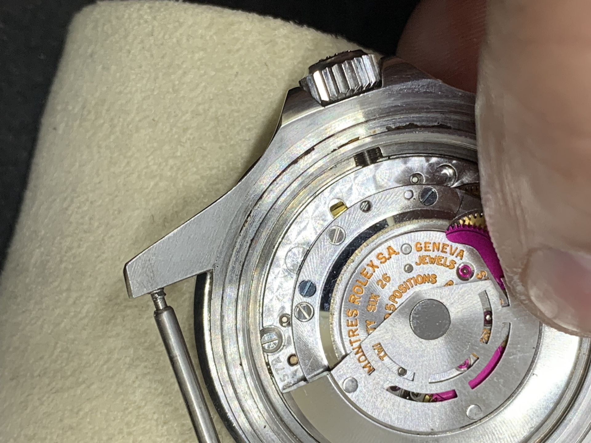 WATCH MARKED ROLEX - GENUINE ROLEX MOVEMENT - Image 8 of 9