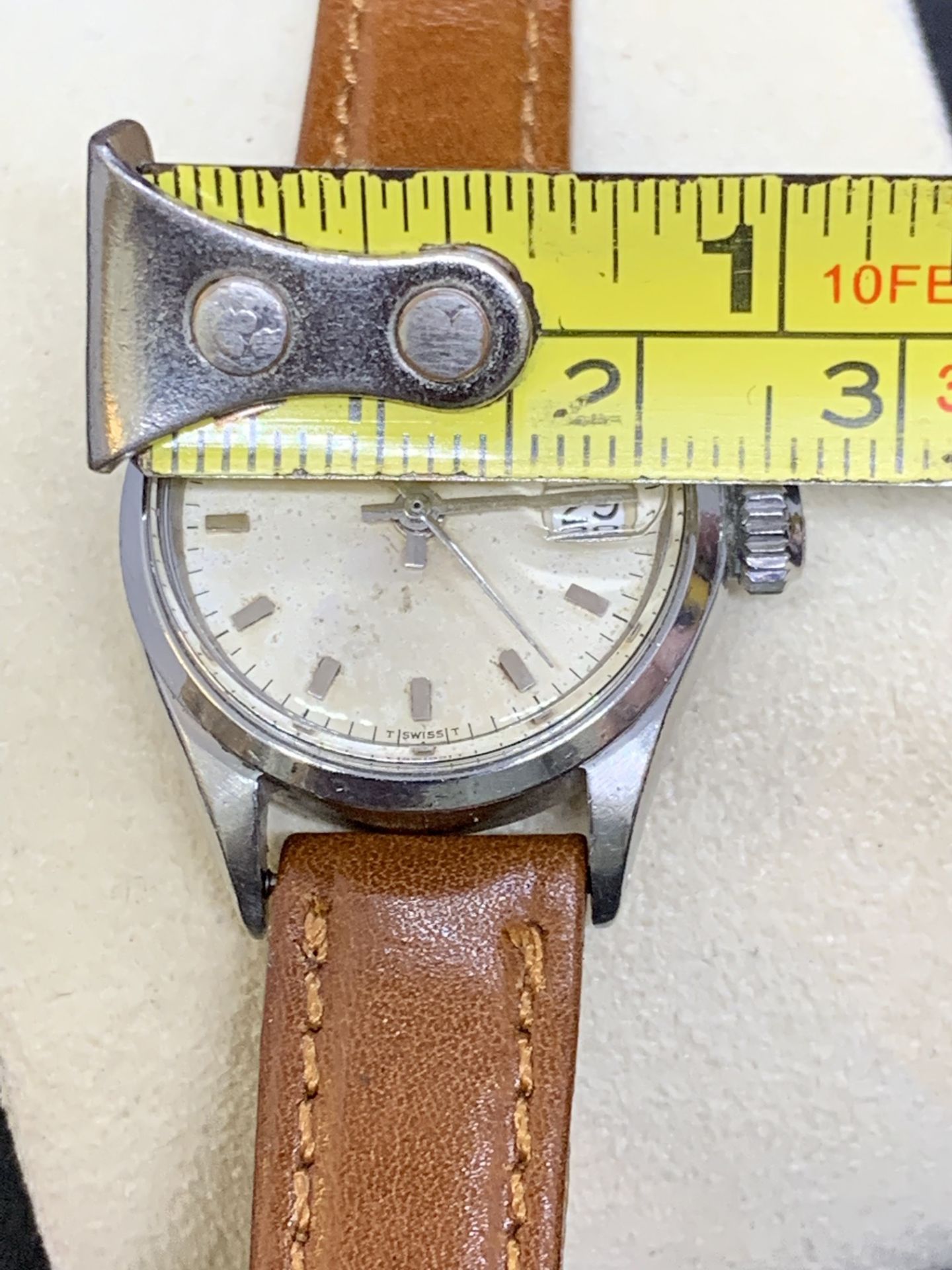 VINTAGE ROLEX OYSTER PERPETUAL DATE WATCH - Image 3 of 6