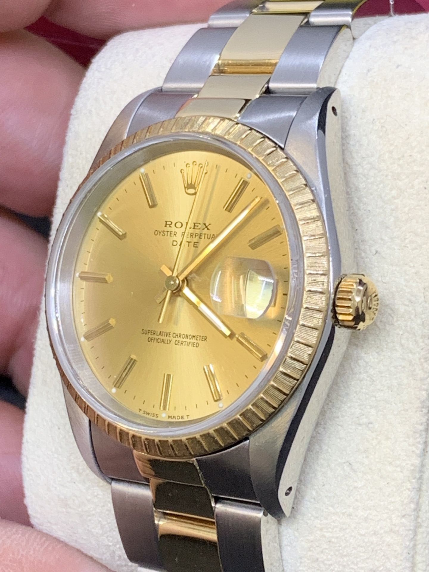 GENTS 36mm ROLEX STEEL & GOLD WATCH - OYSTER BRACELET - Image 2 of 15