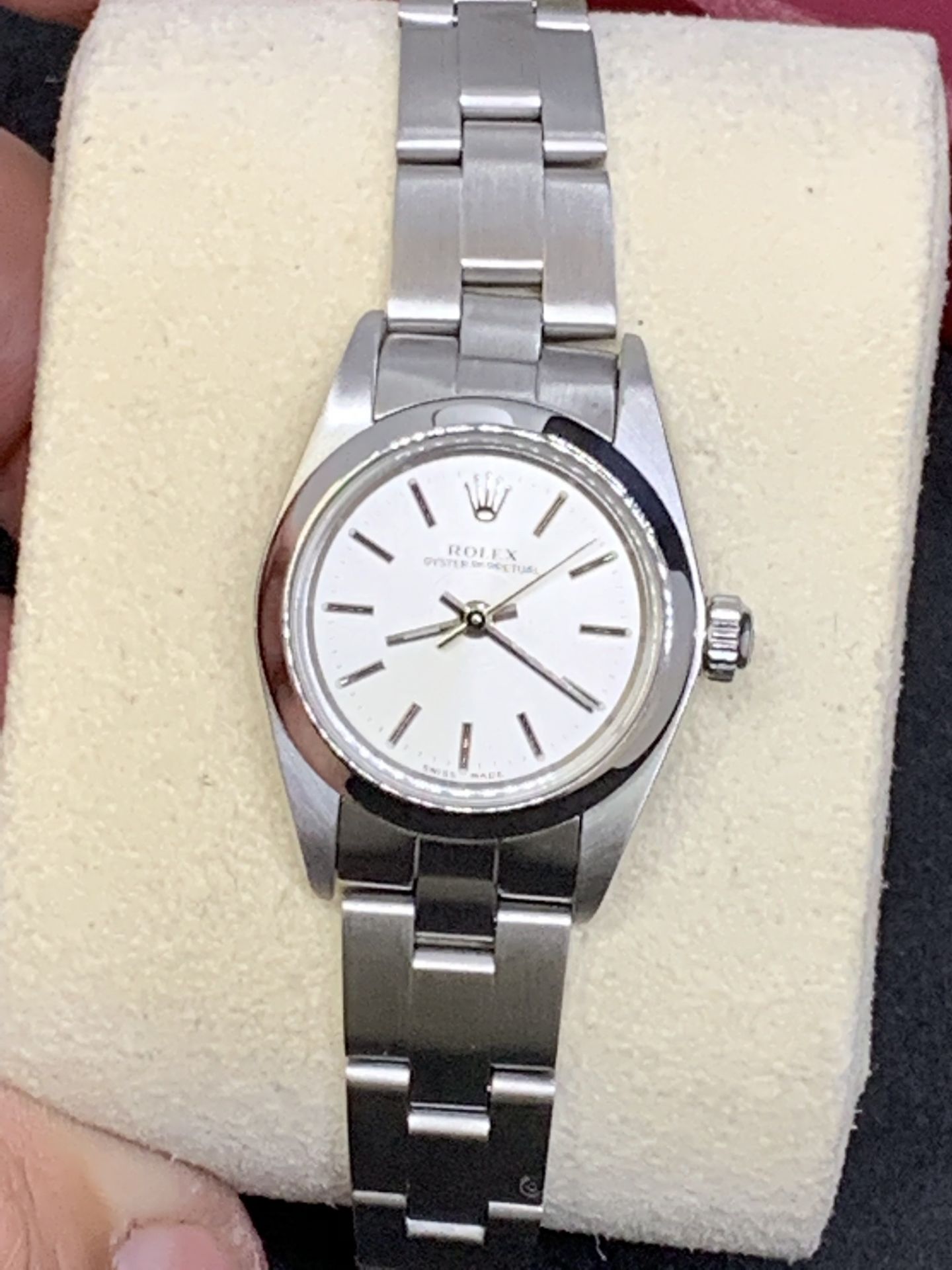 ROLEX STAINLESS STEEL WATCH - Image 9 of 11