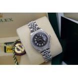 *STUNNING* ROLEX LADY DATEJUST - STAINLESS STEEL - DIAMOND DIAL!