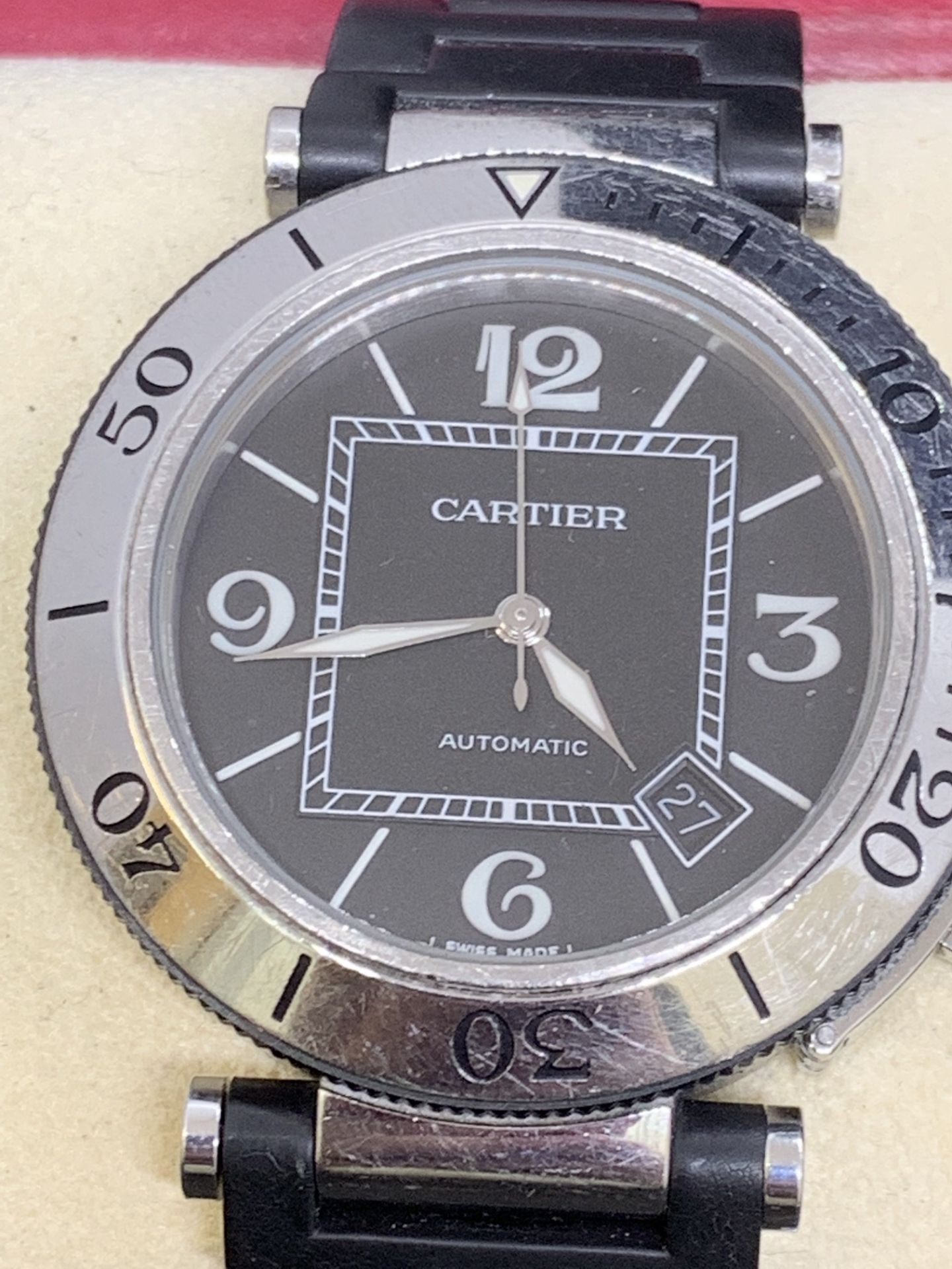 CARTIER AUTOMATIC PASHA WATCH - Image 3 of 8