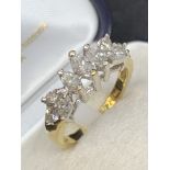 14 carat white gold marquise diamond ring approximately 1.3 carats of diamonds set in 14 carat gold