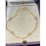 18 carat gold bracelet