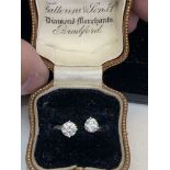 Diamond studs approximately 1 1/2 carat tdw G colour VS clarity