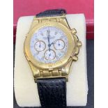JAEGER LECOULTRE 18ct GOLD CHRONOGRAPH WATCH