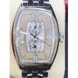 FRANCK MULLER MASTER BANKER S/STEEL WATCH