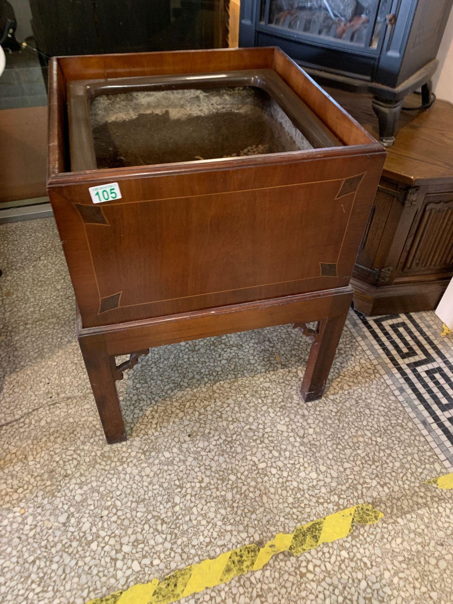 Modern inlaid indoor planter