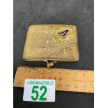 Vintage coin purse with letter A on front that tested as as 9 carat gold