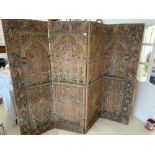 Exquisite 19th century tapestry room divider