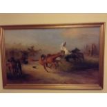 Lovely framed oil EA Simkins 1939