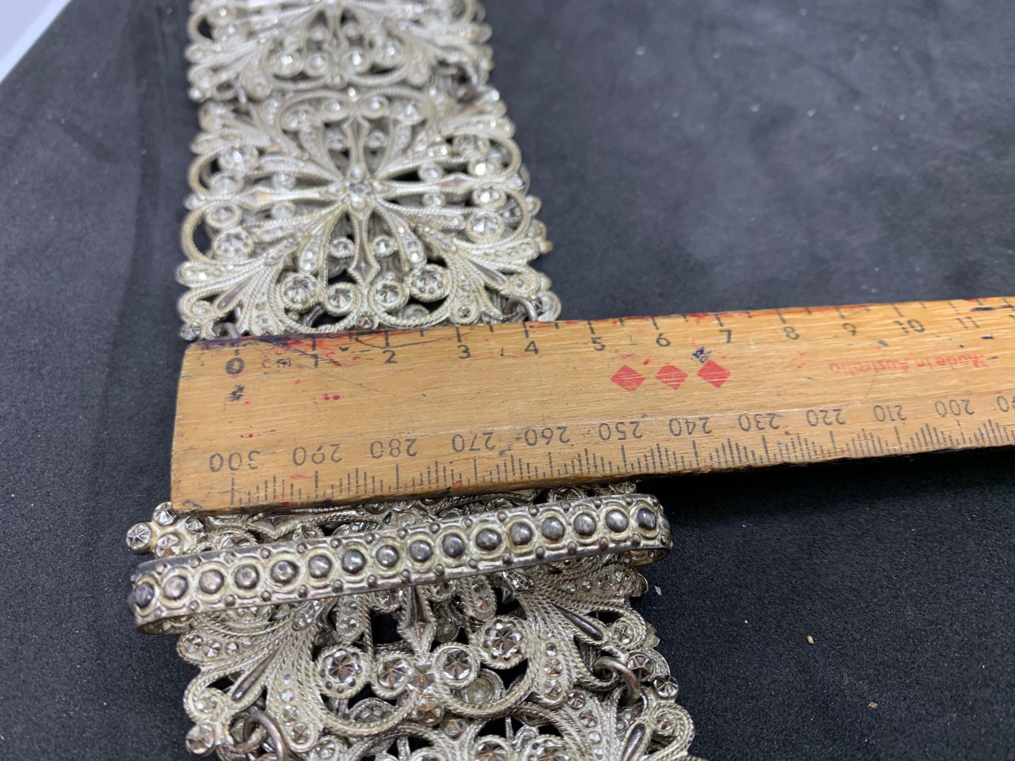 Vintage White metal belt - Image 5 of 5