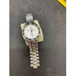 Sector 45 mm stainless steel ocean master watch no crown Strap needs a pin