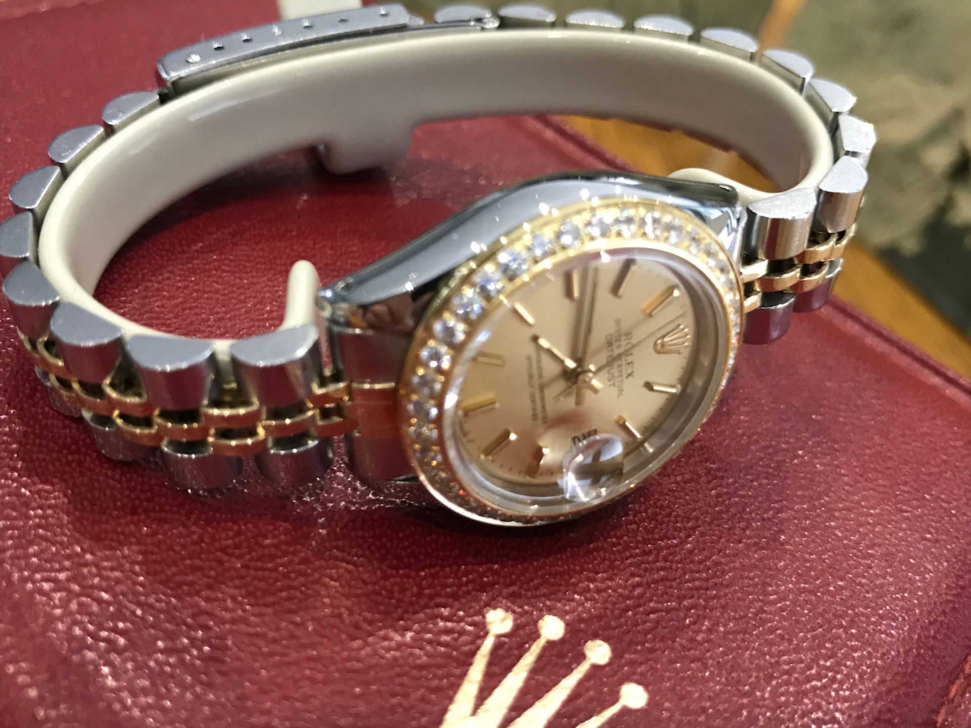 Stainless Steel & Yellow Gold Rolex Datejust Watch (Champagne Dial) - Image 3 of 9