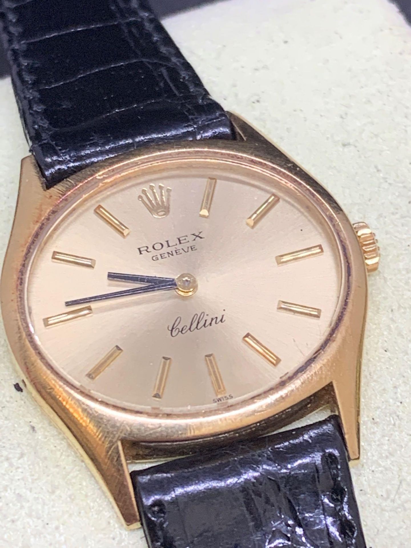 Rolex Cellini 18 carat gold watch approximately 28 mm Approx 23.4 grams