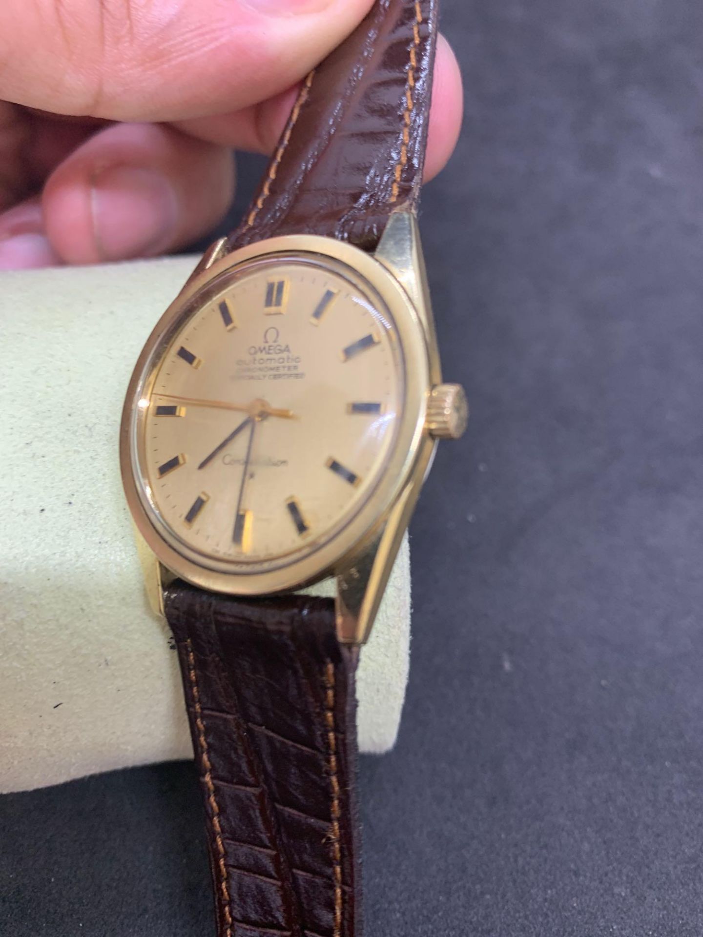 Gents Omega constellation automatic watch approximately 35 mm - Image 2 of 6