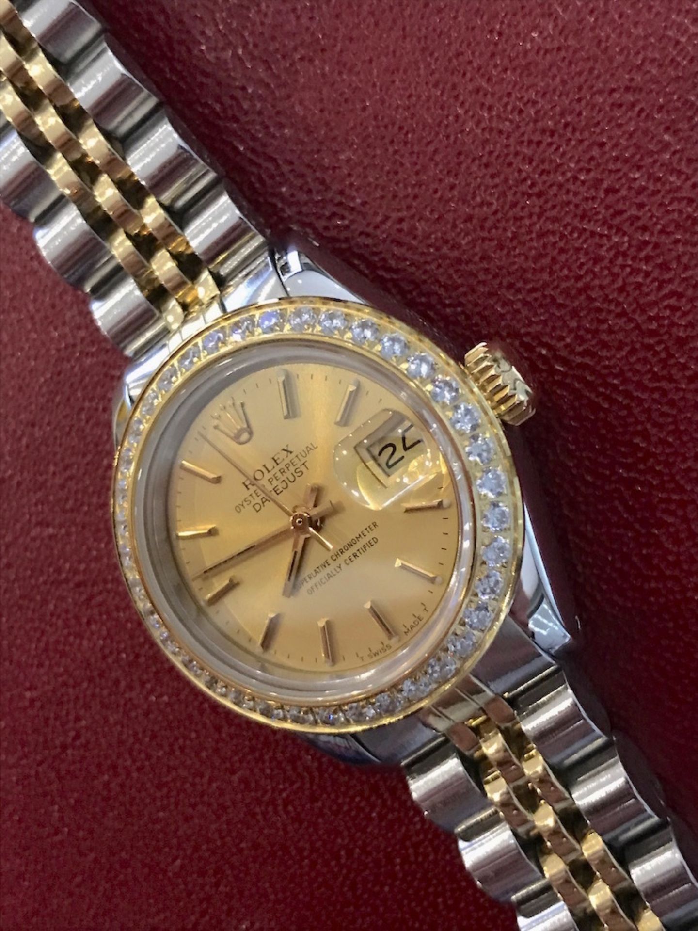 Stainless Steel & Yellow Gold Rolex Datejust Watch (Champagne Dial) - Image 2 of 9