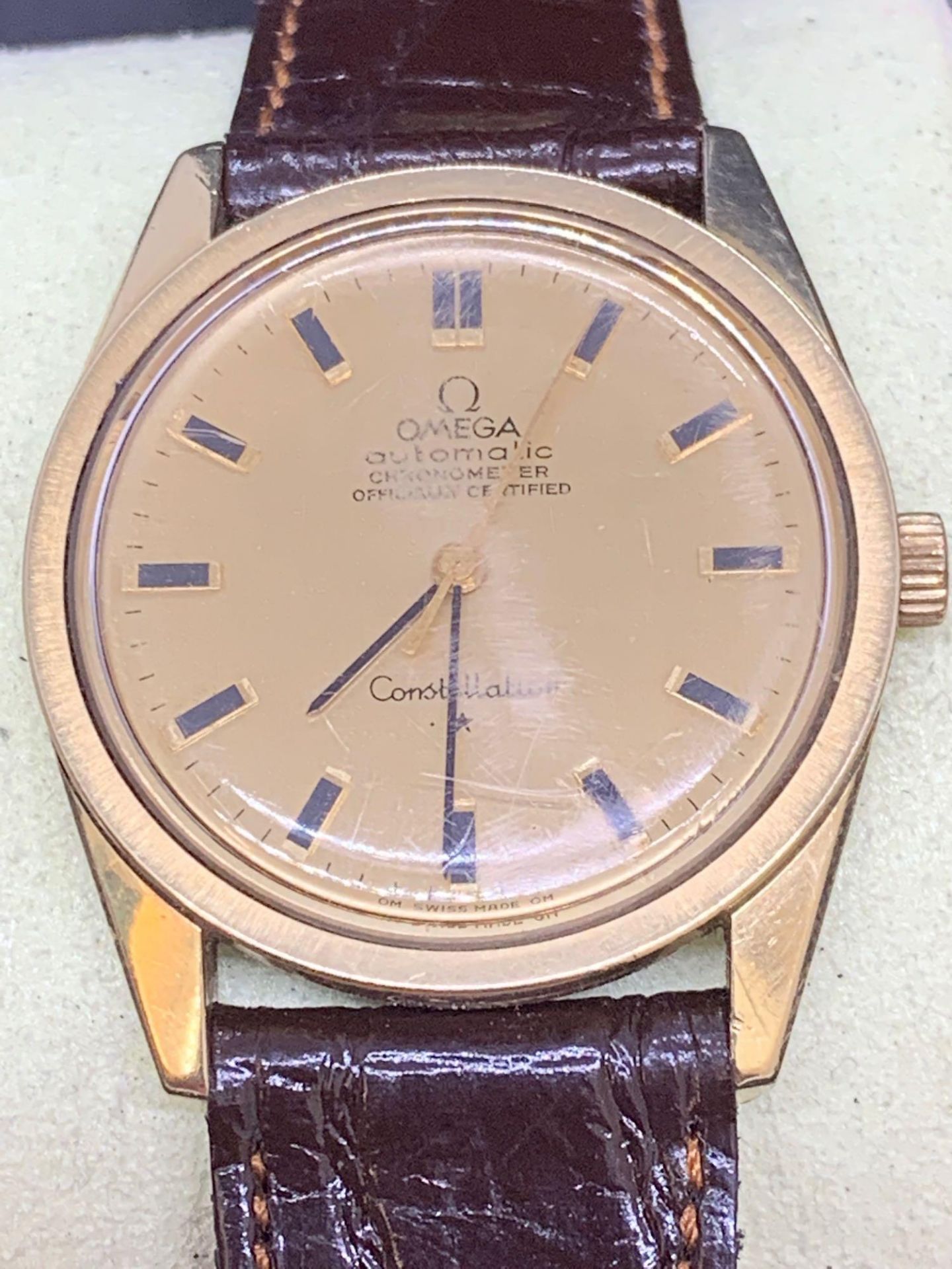 Gents Omega constellation automatic watch approximately 35 mm - Image 5 of 6