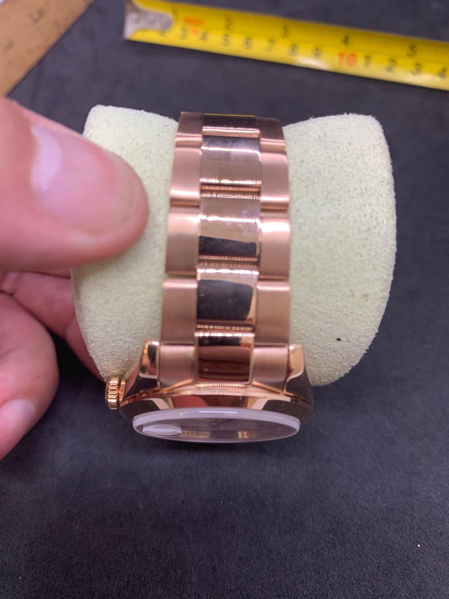 Solid 18ct rose gold watch Marked Rolex fitted with genuine Rolex movement - Image 10 of 18