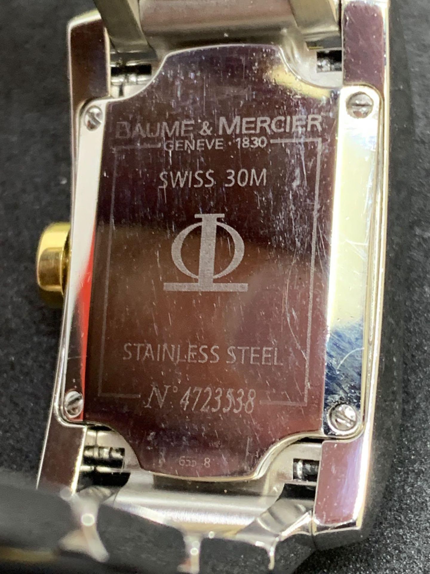 Baume & Mercier Steel & Gold Diamond Set watch 25mm to crown - Image 6 of 6