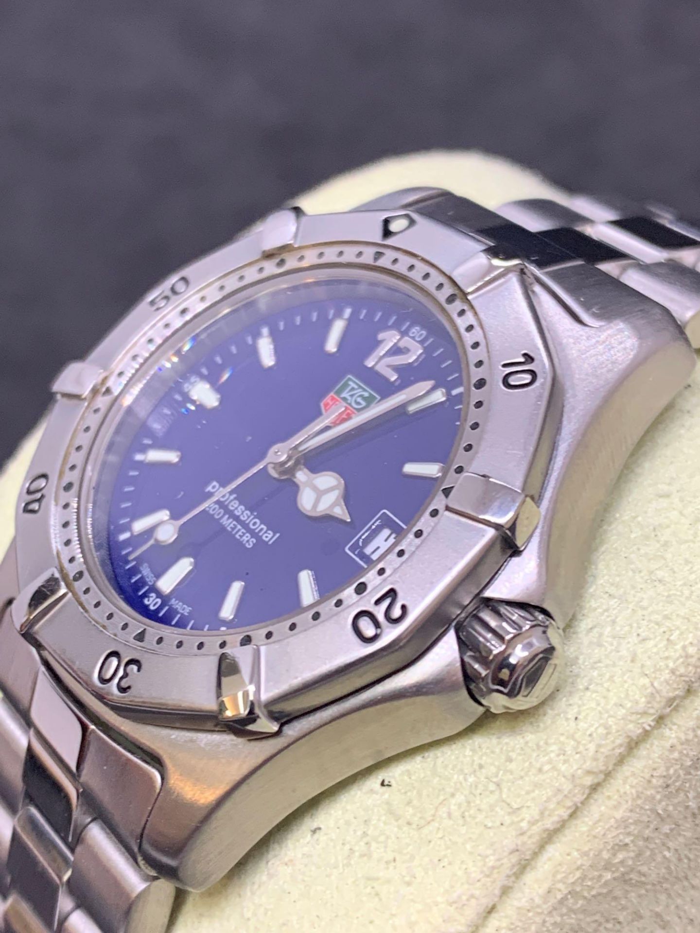 Tag Heuer professional 36 mm stainless steel watch - Image 3 of 6