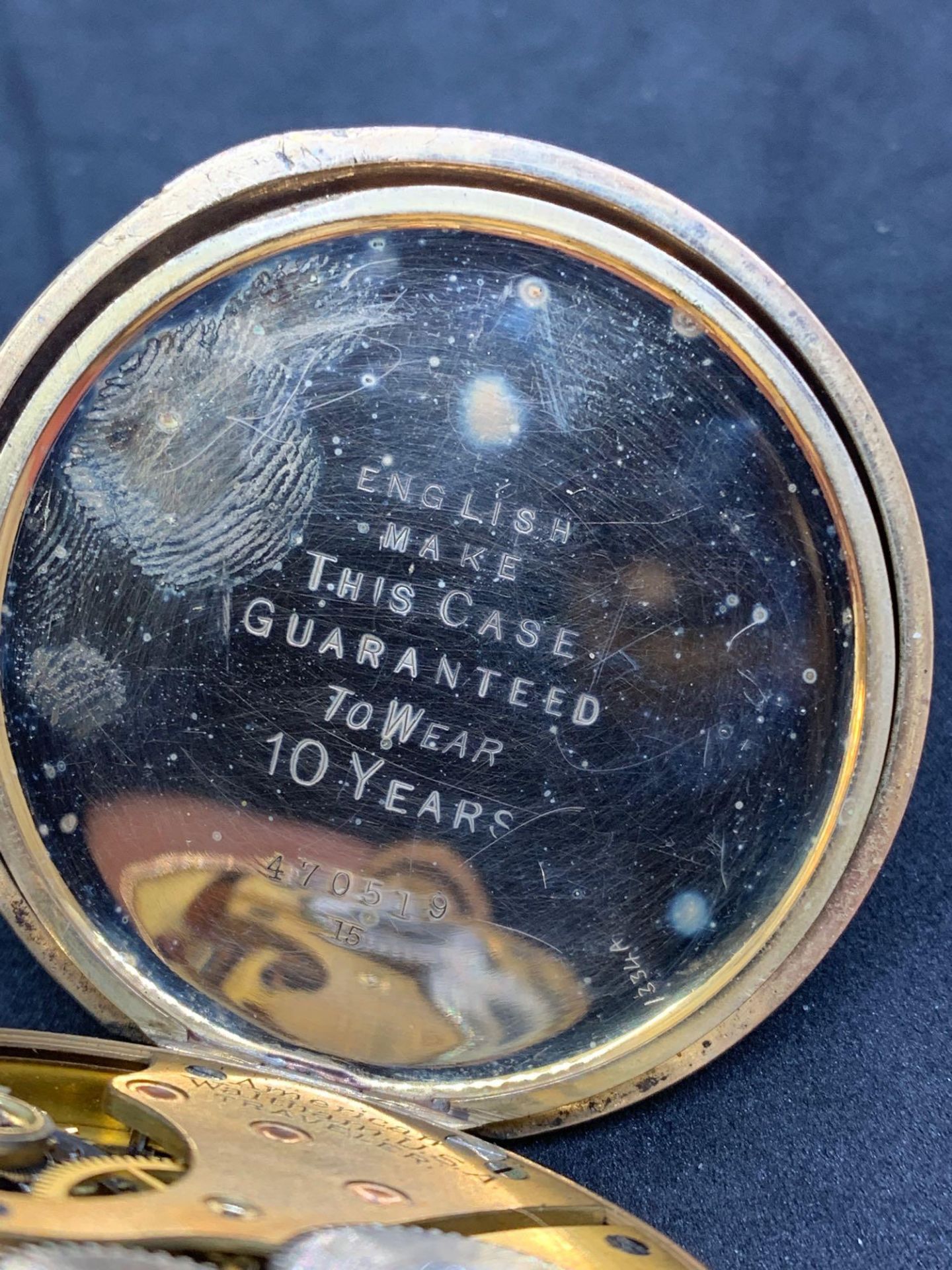 Waltham USA gold coloured pocket watch - Image 5 of 5