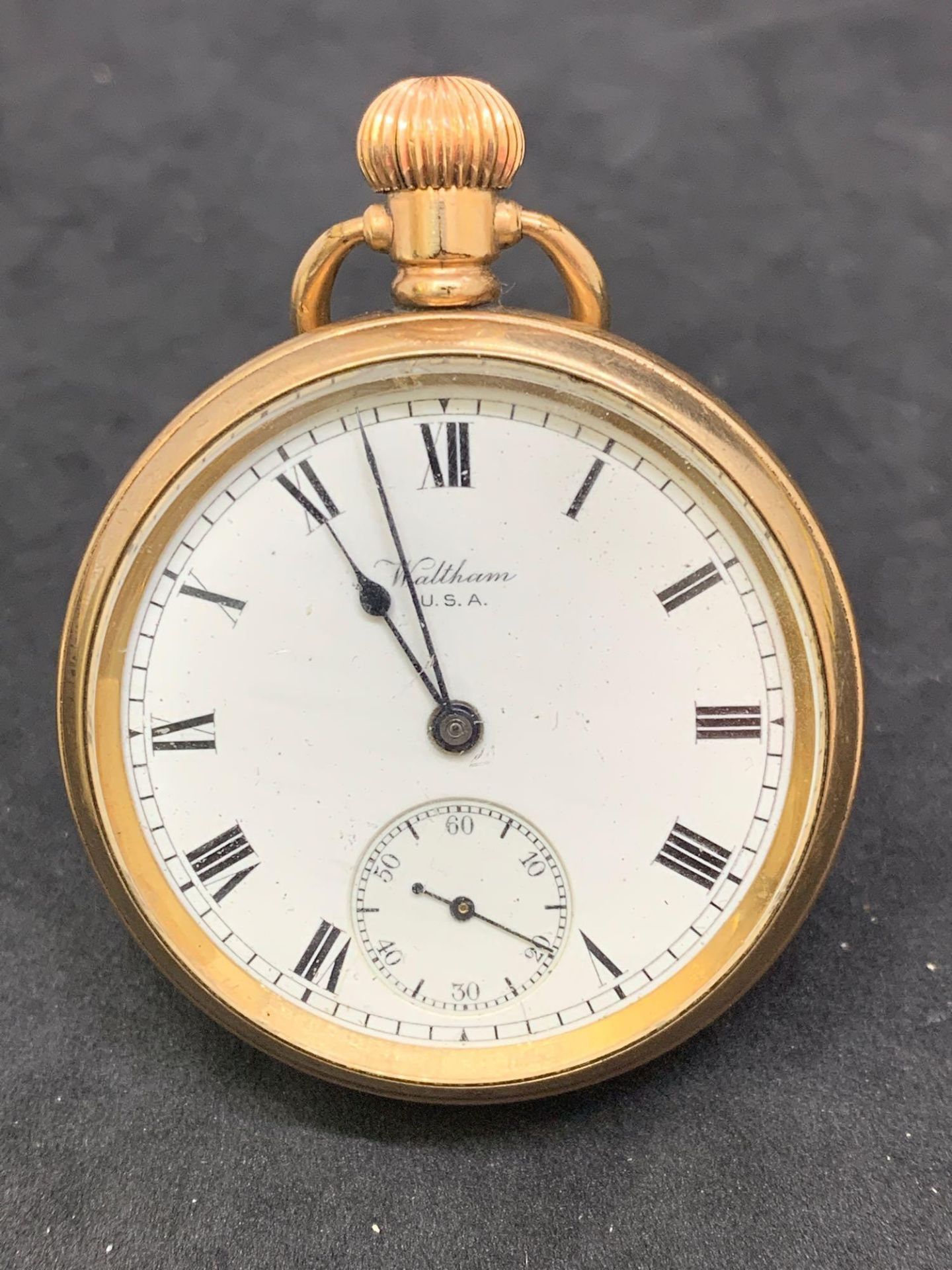 Waltham USA gold coloured pocket watch