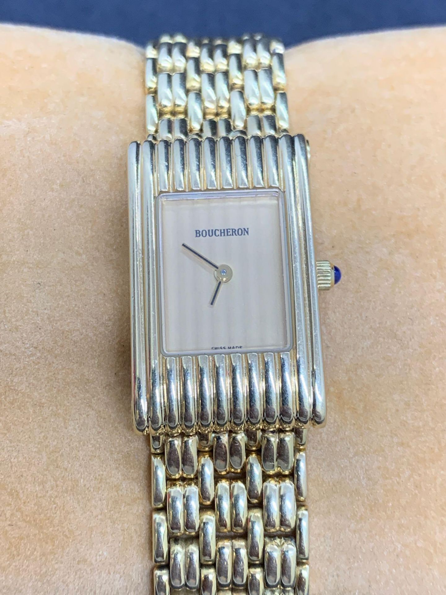 Boucheron 18ct Gold Watch - 61g - Quartz