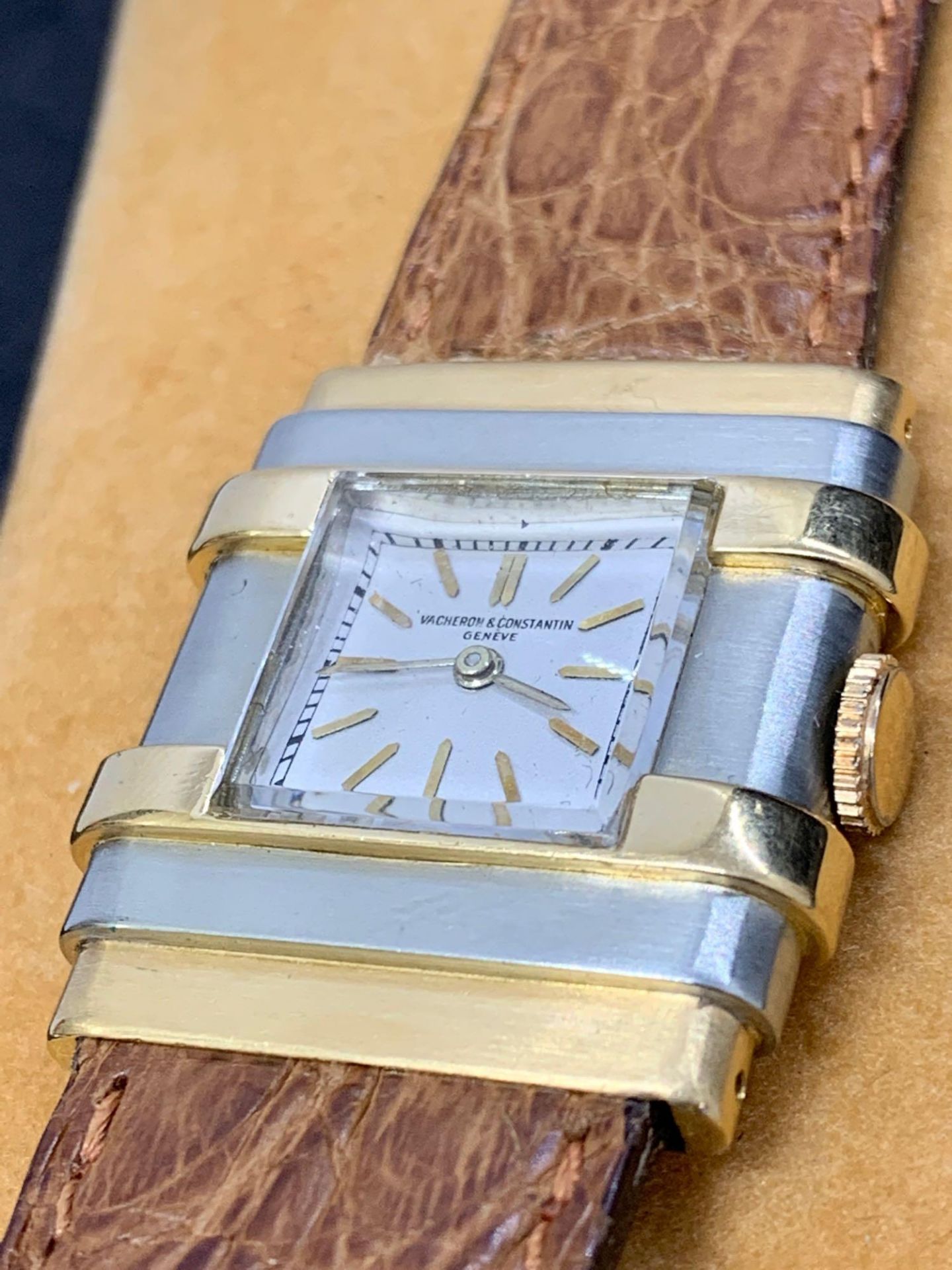 Vacheron & Constantin Gold Coloured Watch Tested as 18ct Gold Movement & Caseback Unsigned