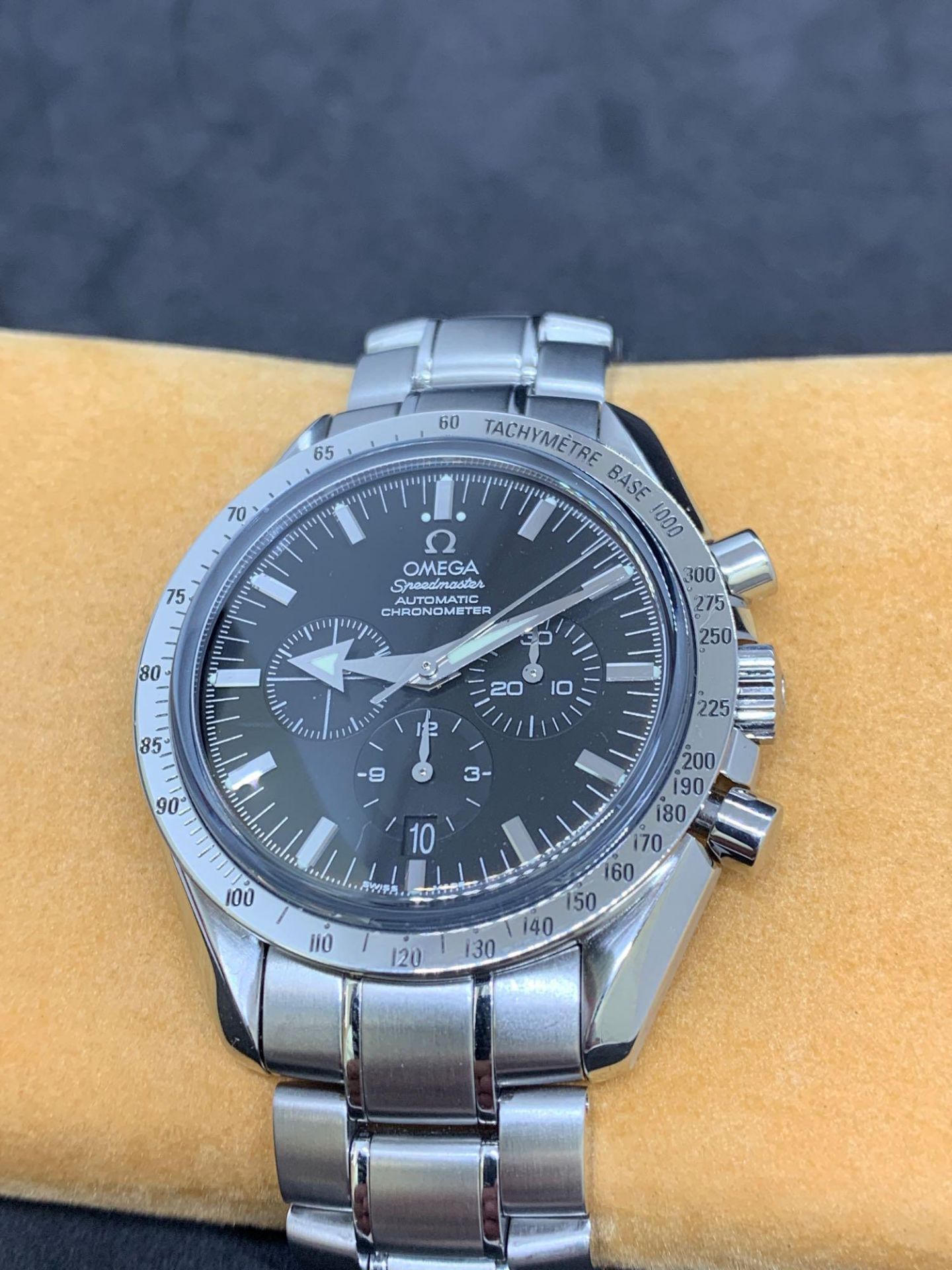 40mm Omega Speedmaster Chrono Watch Stainless steel