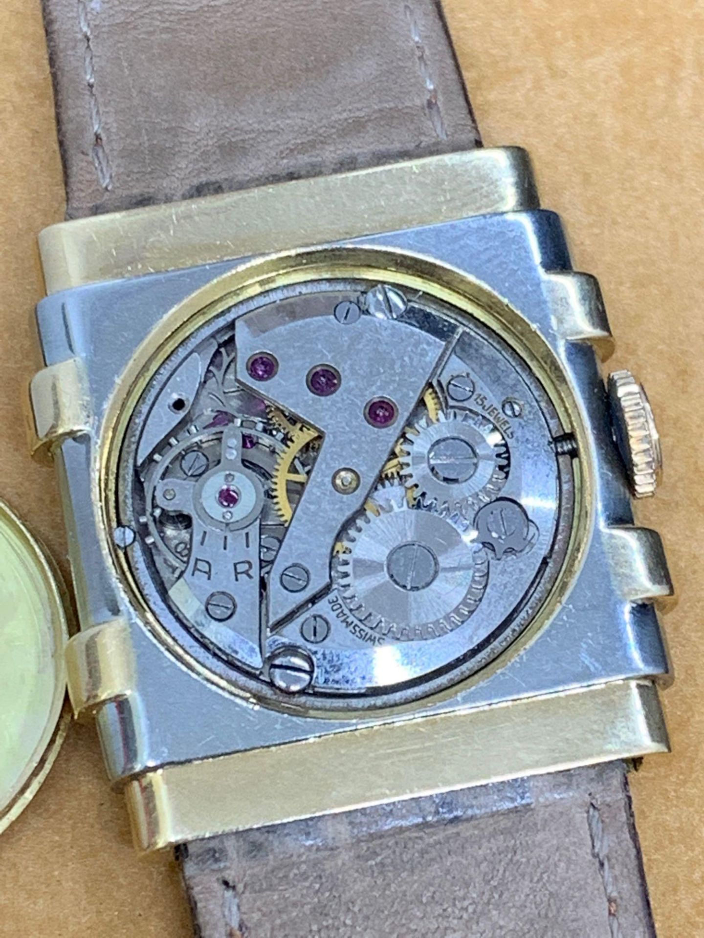 Vacheron & Constantin Gold Coloured Watch Tested as 18ct Gold Movement & Caseback Unsigned - Image 7 of 9
