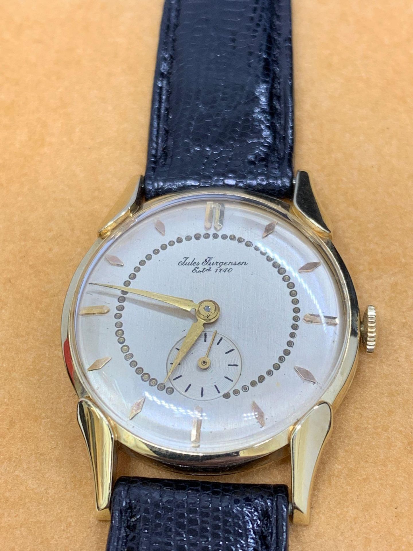 Jules Jerghensen 14ct Gold Watch