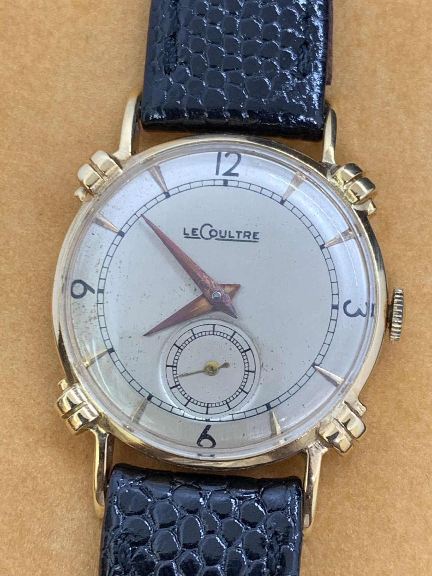 30mm 14k Gold Le Coultre Watch