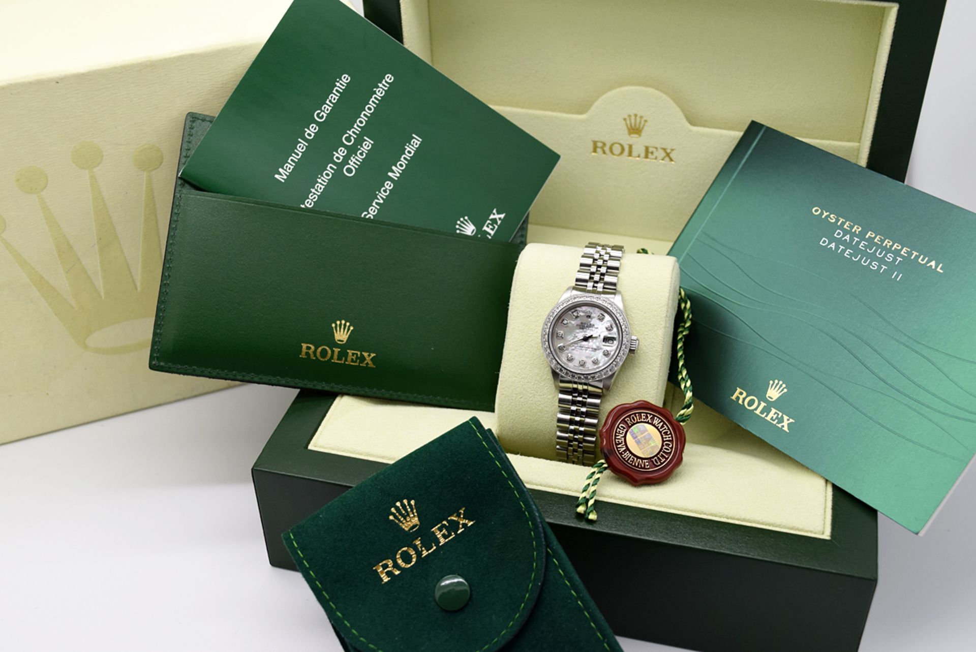 *STUNNING* ROLEX LADY DATEJUST - STAINLESS STEEL, DIAMOND MOP DIAL - Image 4 of 10