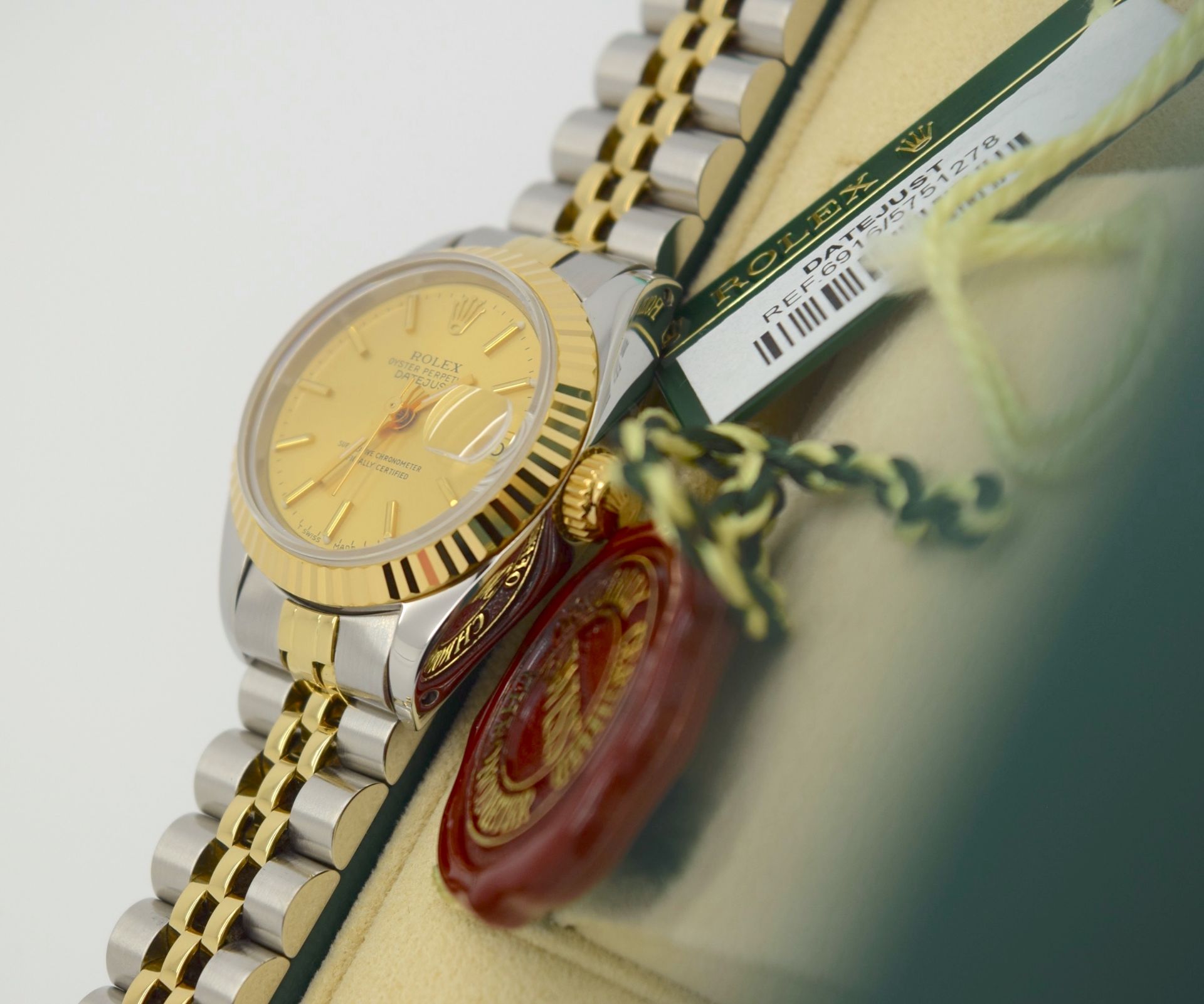 Stunning Rolex Datejust - Bimetal / Champagne Dial (Box, tags etc.) - Image 5 of 7