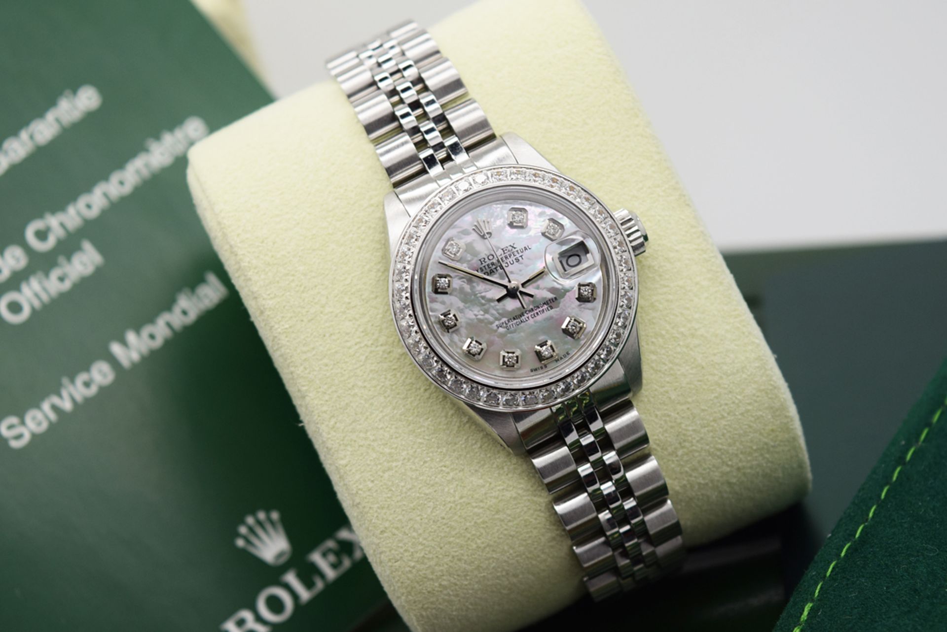 *STUNNING* ROLEX LADY DATEJUST - STAINLESS STEEL, DIAMOND MOP DIAL - Image 8 of 10