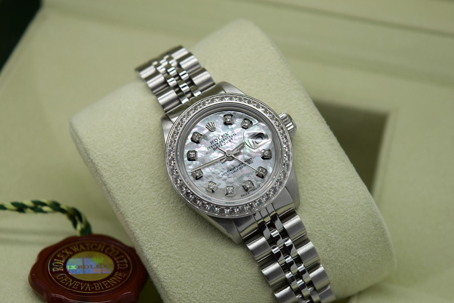 *STUNNING* ROLEX LADY DATEJUST - STAINLESS STEEL, DIAMOND MOP DIAL - Image 10 of 10