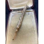 Propelling Pencil - 9ct Gold 10.5 Grams