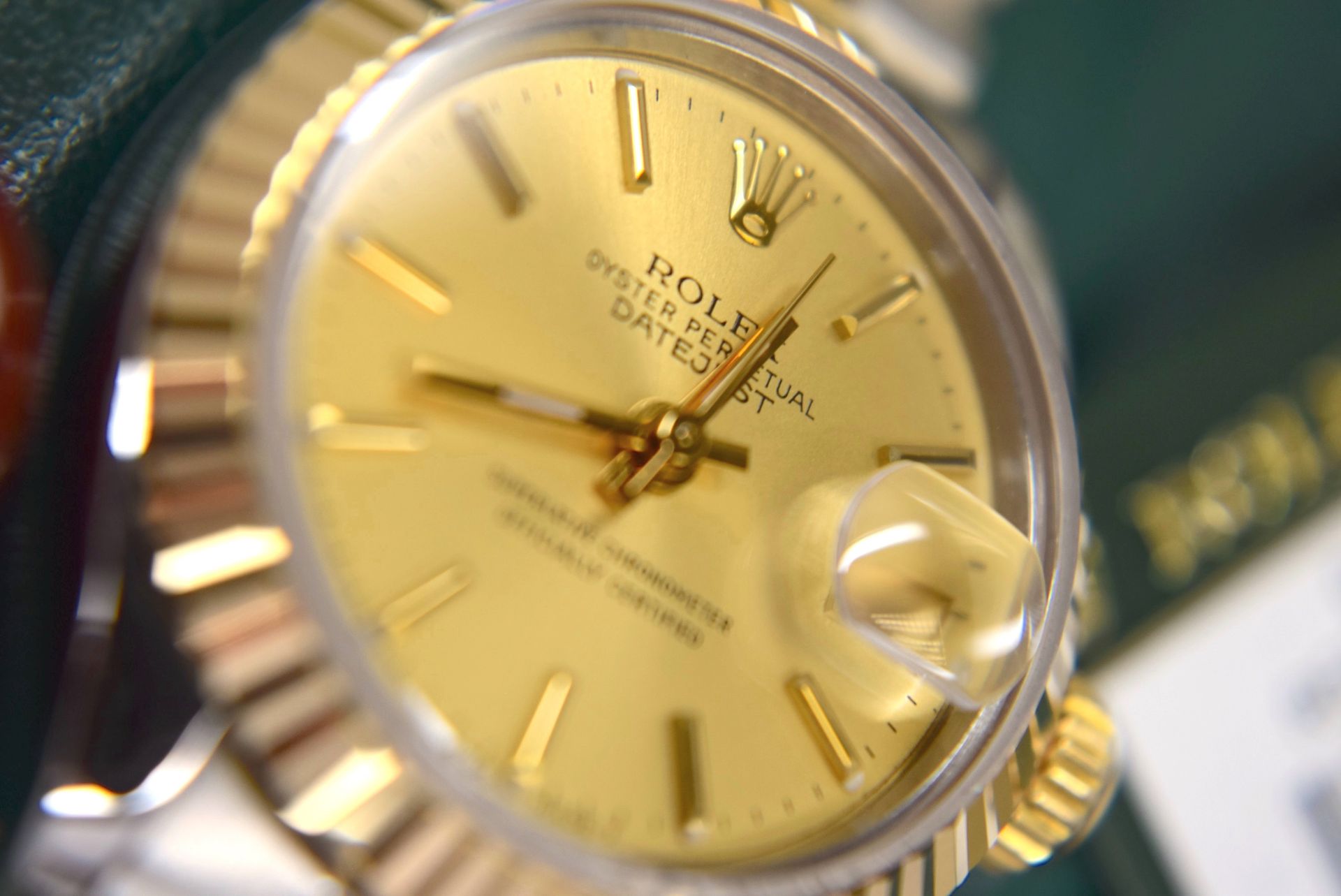 Stunning Rolex Datejust - Bimetal / Champagne Dial (Box, tags etc.)