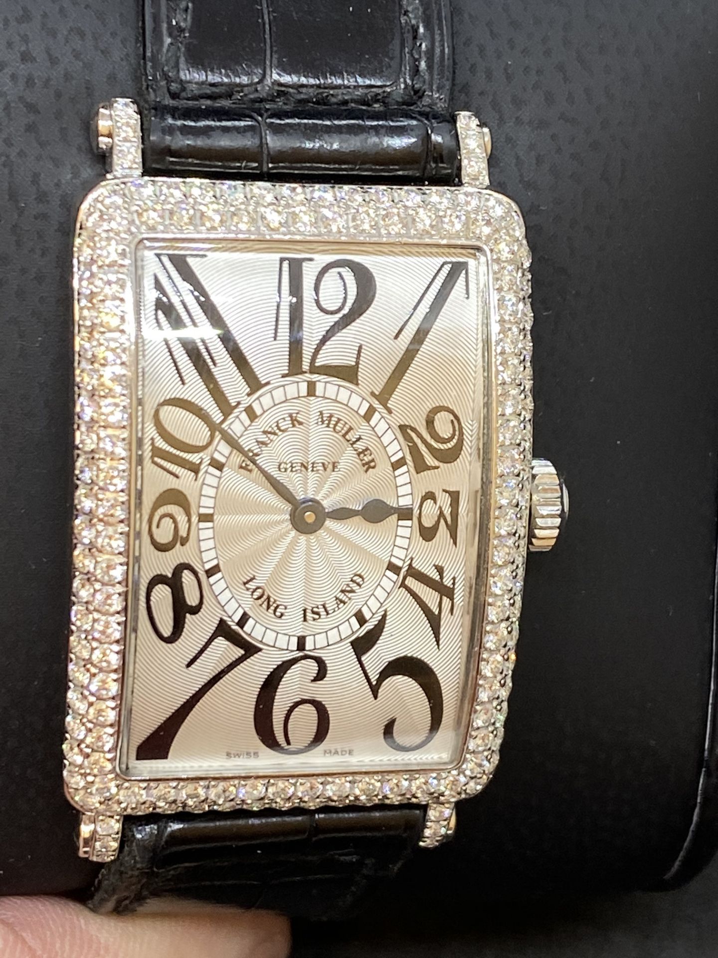 18ct GOLD FRANCK MULLER DIAMOND SET WATCH - Image 8 of 13