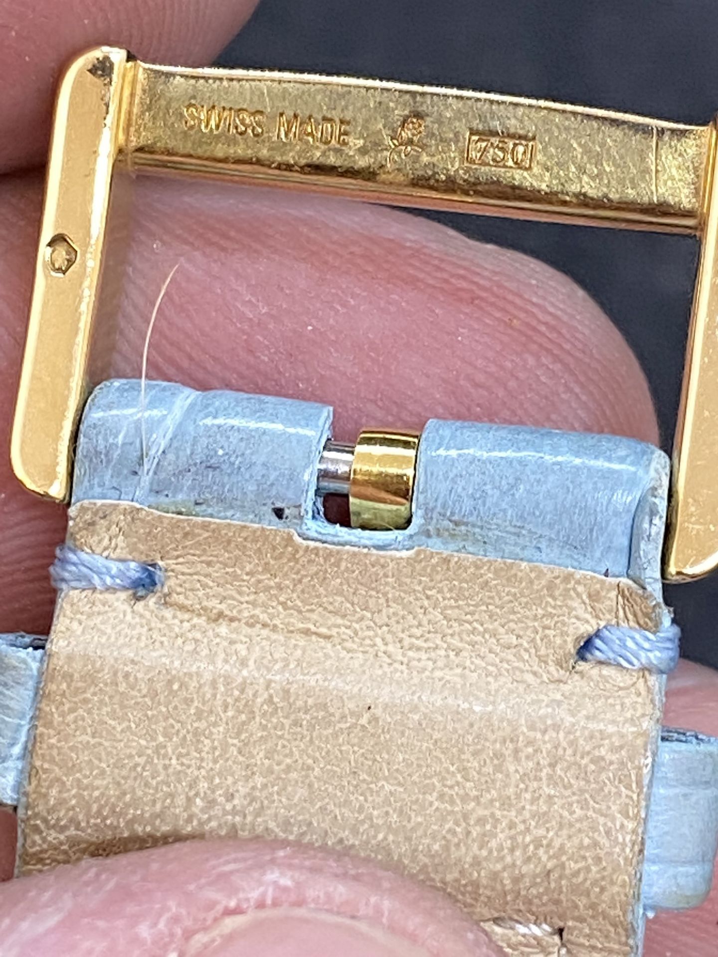 18ct GOLD CARTIER 2801 WATCH - Image 5 of 11