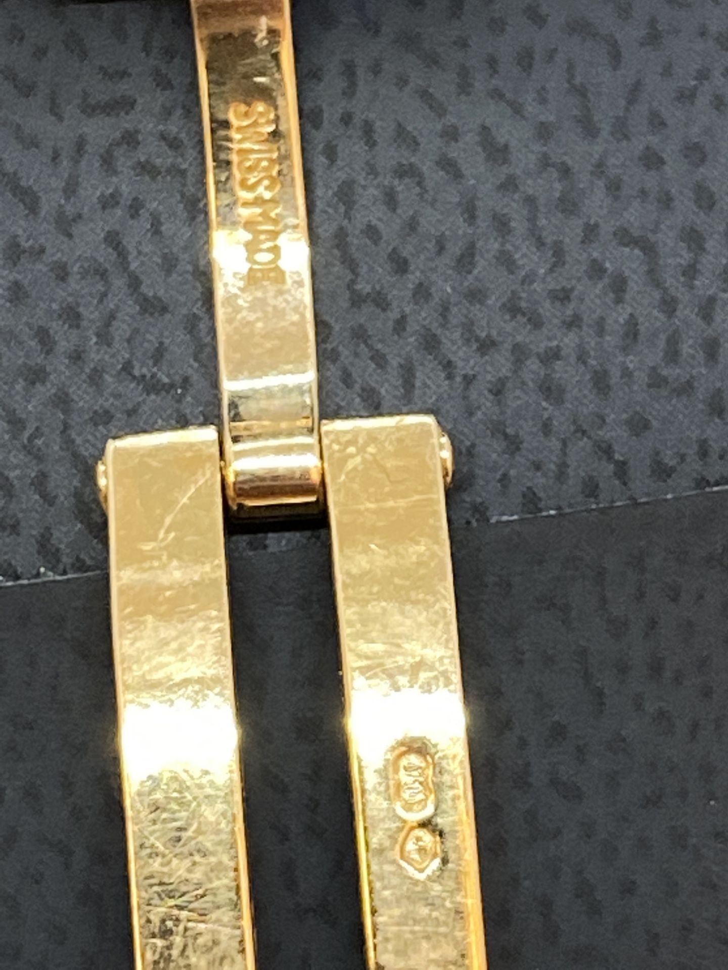 18ct GOLD CARTIER TANK FRANCAISE LADIES WATCH 2385 - Image 5 of 9