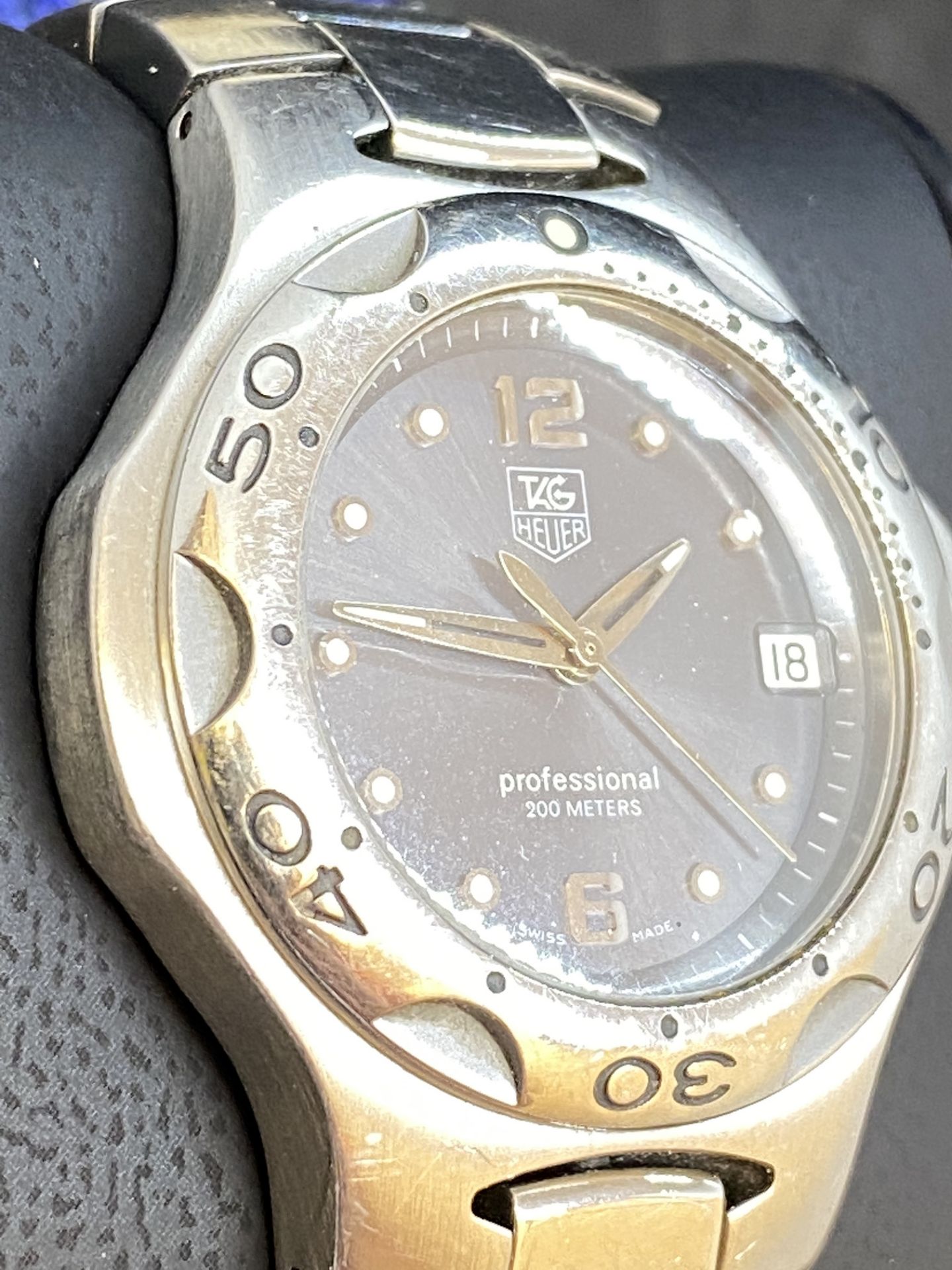 TAG HEUER PROFESSIONAL GENTS WATCH - Image 5 of 10