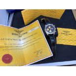 BREITLING STEEL & GOLD CHRONOGRAPH EVOLUTION WATCH B13356 WITH PAPERS