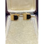 18ct GOLD DUPONT CUFFLINKS - 11 GRAMS