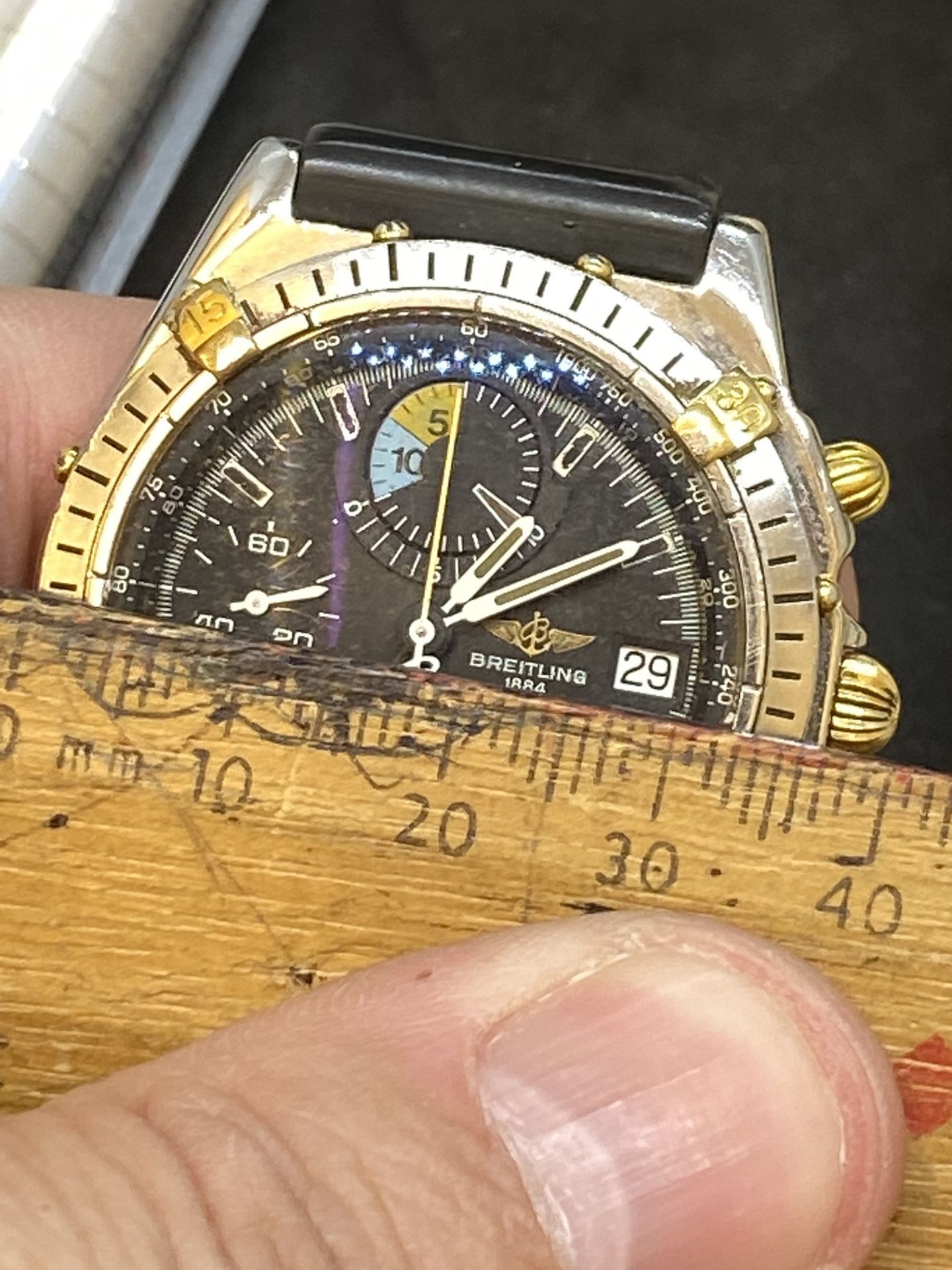 BREITLING STEEL & GOLD GENTS WATCH - Image 14 of 14