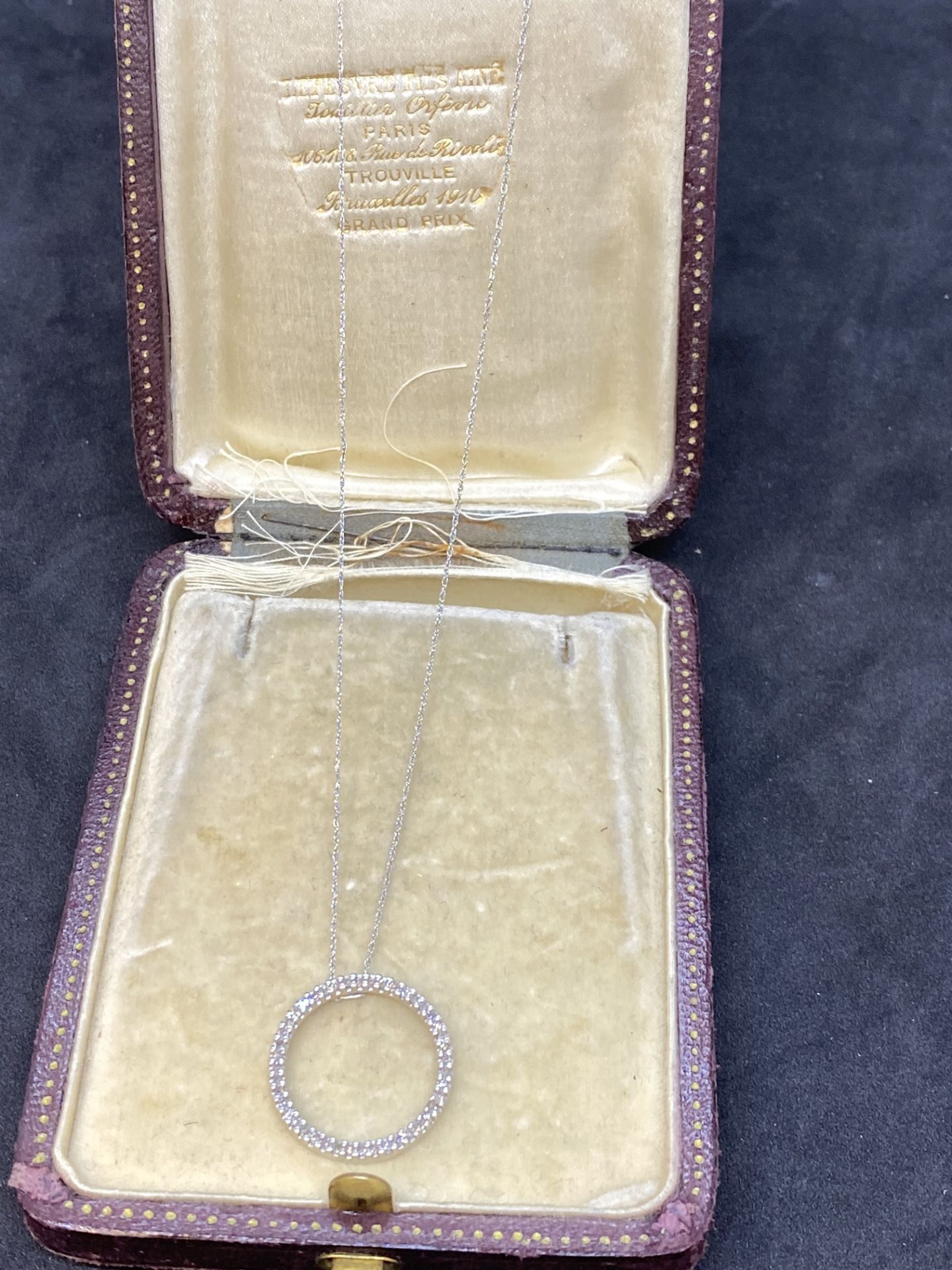 10k GOLD 0.40ct DIAMOND PENDANT & CHAIN