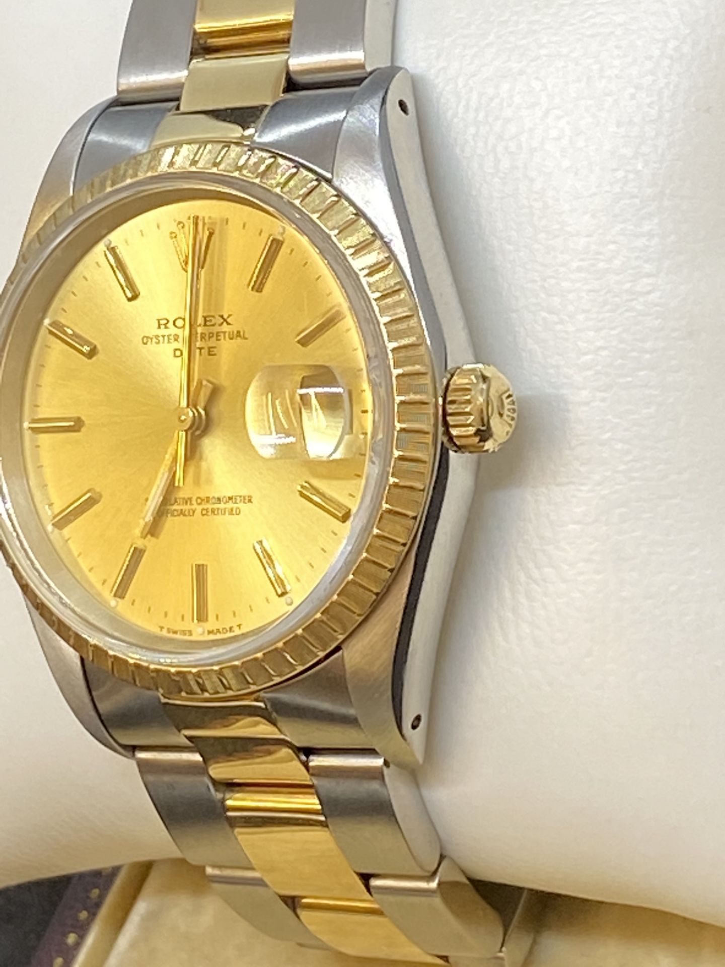 36mm ROLEX STEEL & GOLD WATCH - Image 3 of 7